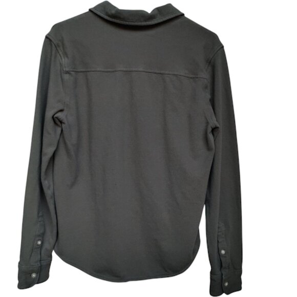 EVERLANE Mens Green Organic Cotton Long Sleeve Pique Button Down Casual Shirt S - Picture 3 of 14